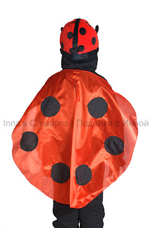 Ladybug costume wings