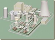 Siemens und E.ON bauen eine Pilotanlage zur Abscheidung von Kohlendioxid (CO2). In der Anlage am Kohlekraftwerk Staudinger bei Hanau sollen rund 90 Prozent des CO2 aus einem Teilstrom der Kraftwerksabgase herausgewaschen werden. Die Anlage wird im Sommer 2009 in Betrieb gehen. Mit dem speziellen CO2-Waschprozess von Siemens verbraucht die Abscheidung des Treibhausgases vergleichsweise wenig Energie und belastet die Umwelt nicht. Die Technik wurde bereits im Labor erprobt und eignet sich auch für die Nachrüstung konventioneller Kraftwerke. Das Bild zeigt eine Grafik der Pilotanlage.