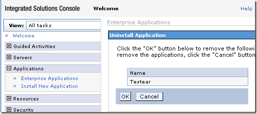 WAS - WebSphere Application Server : How To Stop and Uninstall EAR ...