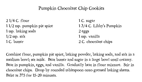 Pumpkin Choc Chip Cookies2