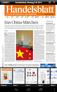 Handelsblatt ePaper Screenshots 10