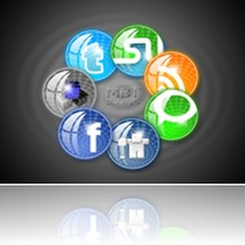 Social Media Reshaped! Introducing Mind Blowing Circular Style Social Bookmarking Icons Set