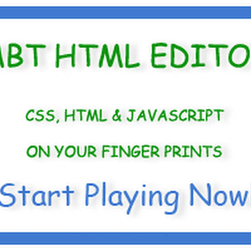 Learn CSS, HTML and JavaScript Offline! using MBT HTML Editor