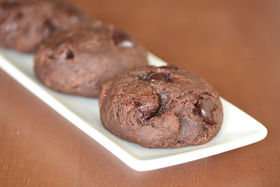 photo of chocolate bread rolls on a plate