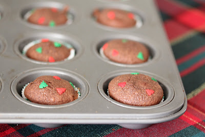 close-up photo of the cakes in a muffin tin