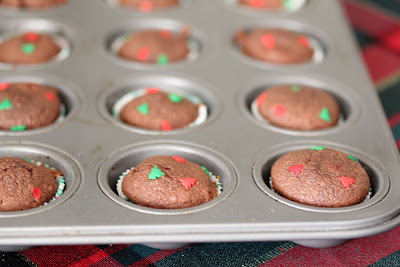 nutella cakes in a muffin tin