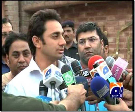 Saeed Ajmal at press confrence