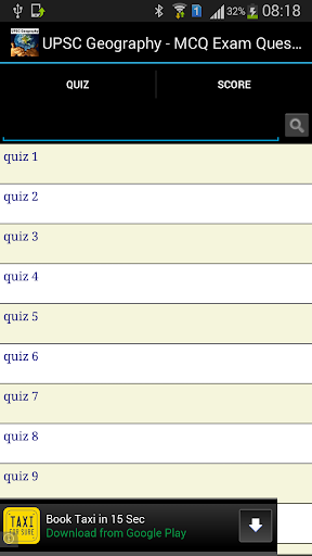 Geography MCQ Questions