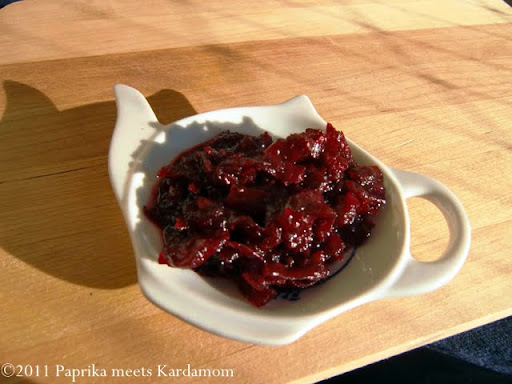 Rote Bete-Relish mit Orangen | Paprika meets Kardamom