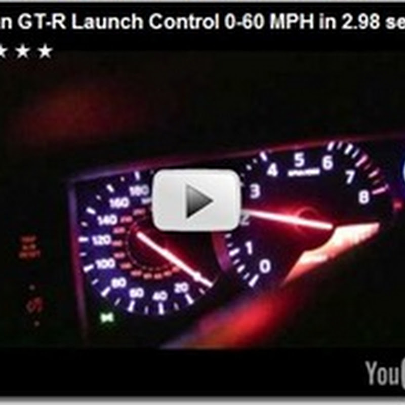 2.98 Seconds 0-60 MPH: GT-R Video