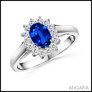 Angara's replica of Princess Diana Engagement Ring