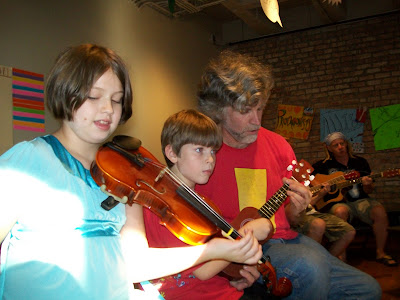 Deniece and Denephew at First Friday, Old Town School of Folk Music
