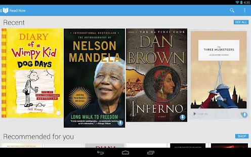 Google Play Livros - screenshot thumbnail