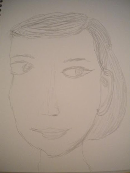 Sketch of Audry Hepburn