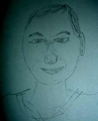Sketch of Larry Page