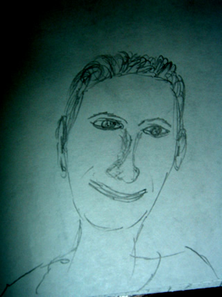 Sketch of Sergey Brin