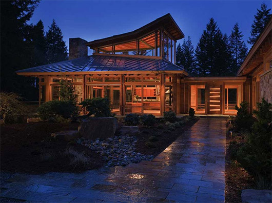 Architectural Luxury Wooden House Design Ideas