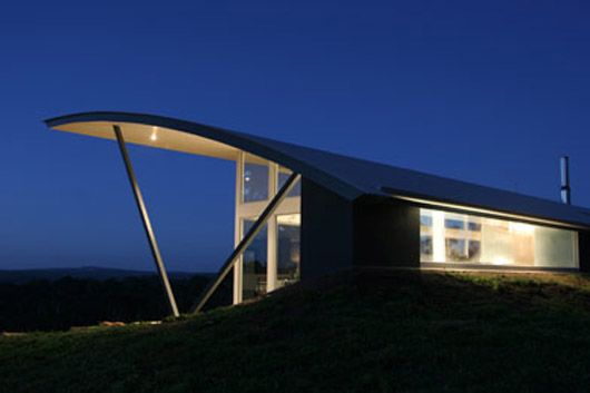 Modern Rural Glass Home Decorating Architecture Design Curved Roof ...