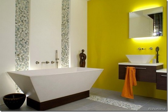 yellow bathroom alohomorra