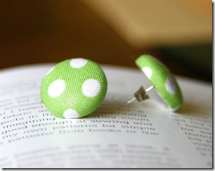 green polka dot earrings kbowling i do inspirations