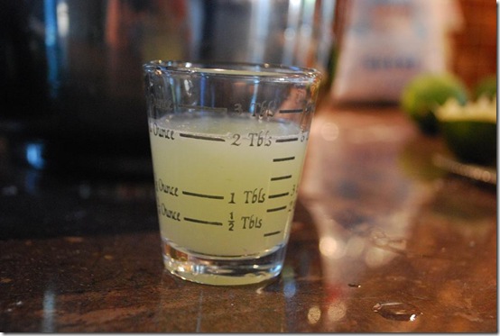21 lime juice measured