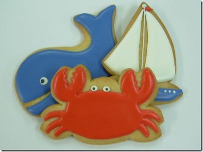 crab-whale-sailboat-cookies a dozen eggs
