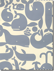whale wallpaper pottok prints grey