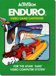 Capa de Enduro para Atari 2600
