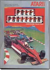 Capa de Pole Position para Atari 2600