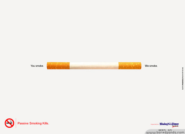Top 40 Creative Ads Made To Stop You Smoking Bored Panda