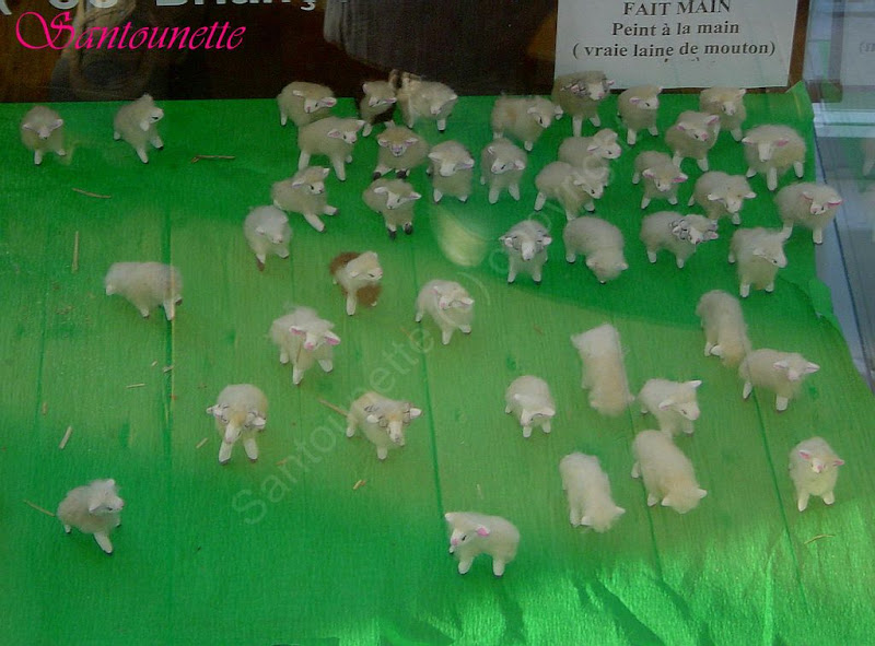 santons mouton de l'atelier Pierreisnard