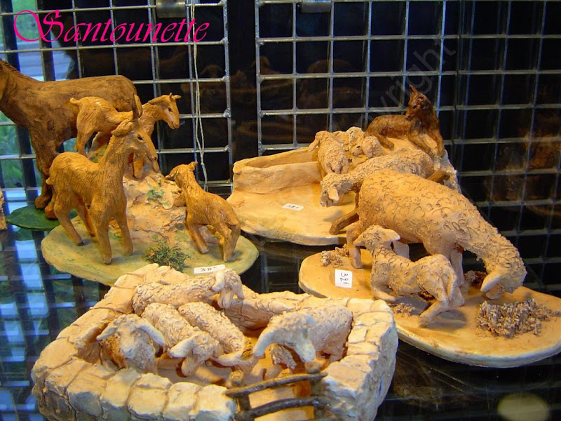 santons animaux de Monique Le Bihan