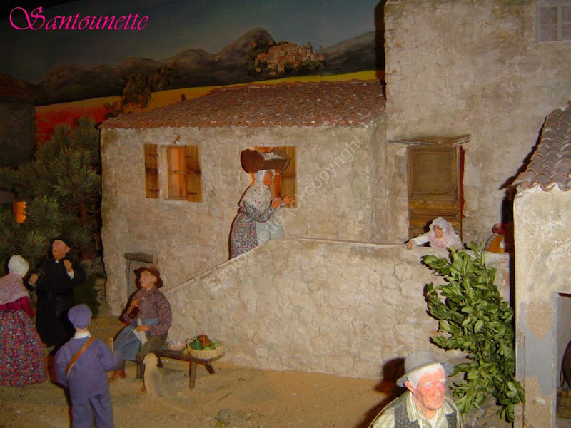 photo crèche provençale de Grignan