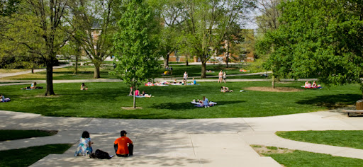 Illinois Wesleyan University campus. Una fotografia de Raul Alvarez