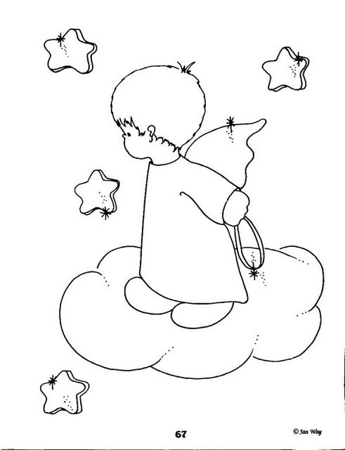 images Dibujos De Angeles Para Colorear Para Niños angeles para pintar