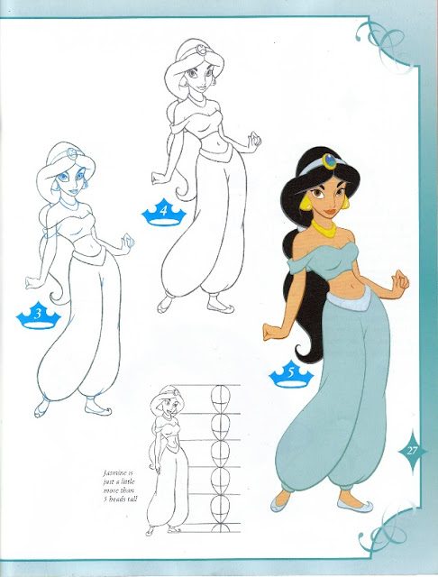 Dibuja Y Pinta A La Princesa Jasmine