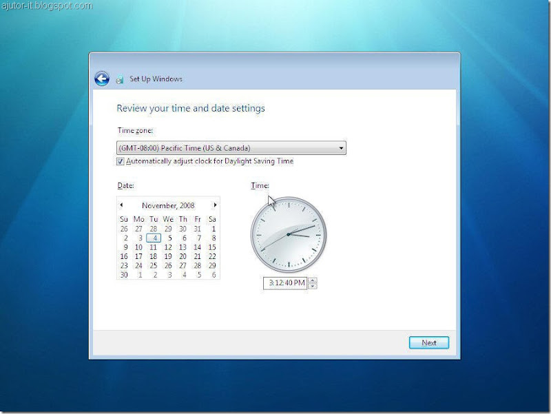 instalare Windows 7, cum instalezi windows 7 modul grafic, tutorial instalare windows 7