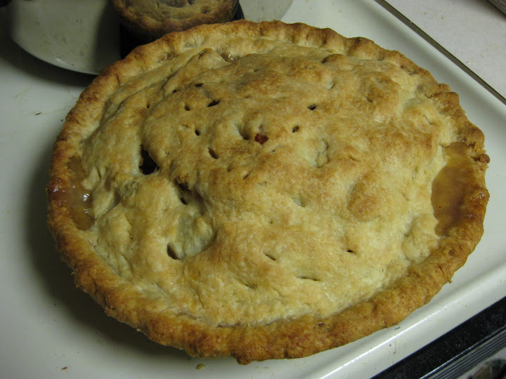 Fresh-baked pie