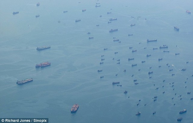 ghost fleet off Singapore