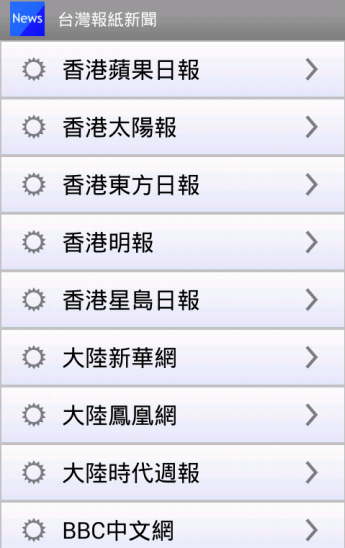 台灣報紙 (台灣新聞, Taiwan Newspaper) Screen 3