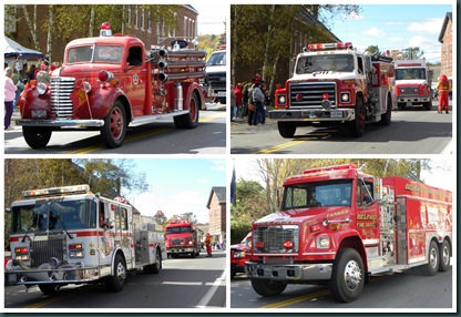 fire engine collage