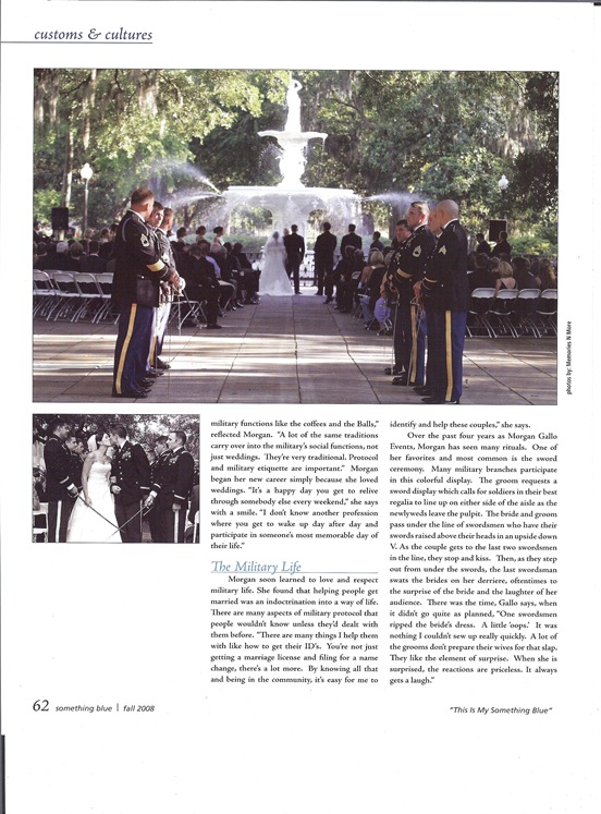 Savannah Something Blue Magazine Savannah Military Wedding 1a