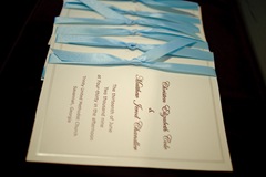 blue ribbon ceremony program