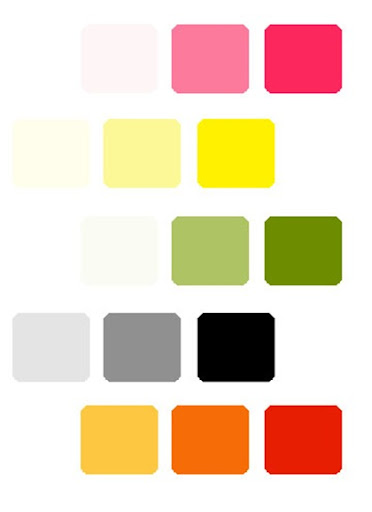 Examples of this would be below monochromatic wedding colors