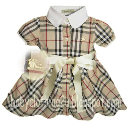 baby in burberry
