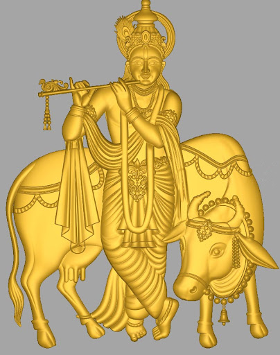 3d wallpapers of lord krishna. Lord Krishna 3D for Wood