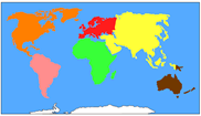 Förskoleburken: Kontinentkarta