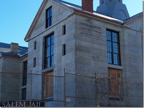 Salem Jail, new windows, January 2010