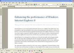 IE8 performance boost whitepaper