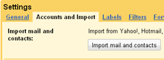 Import mail and contacts _in _Gmail